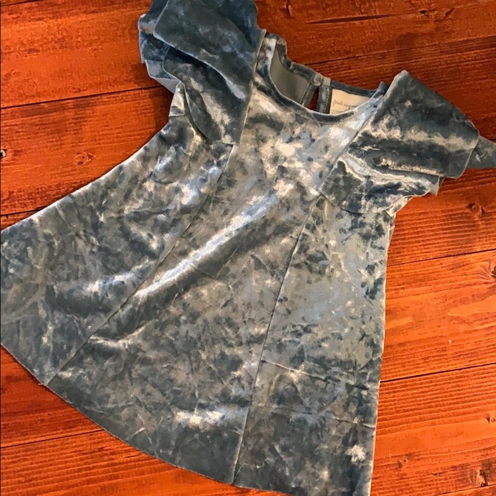 First impressions velvet dress